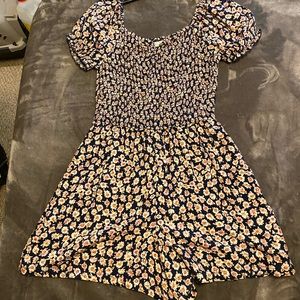 romper with puffy sleeves